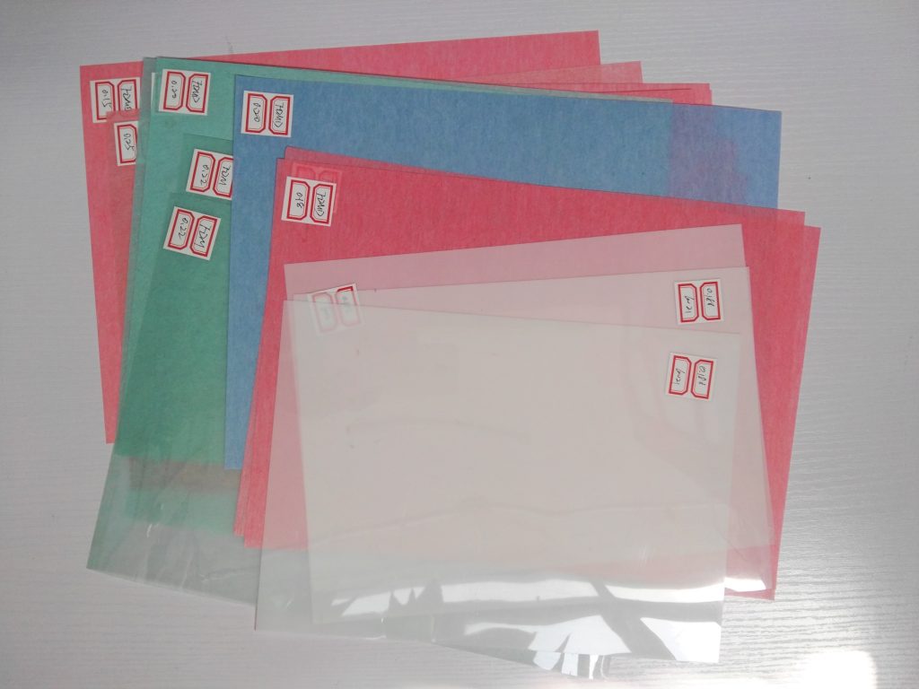 Polyester film and polyester fiber non-woven fabric flexible composite material (F- DMD)