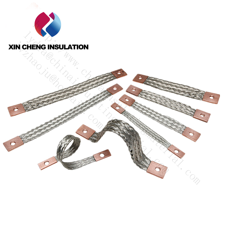 Flexible tinned copper braid connectors/Grounding earth Flexible Copper Braid